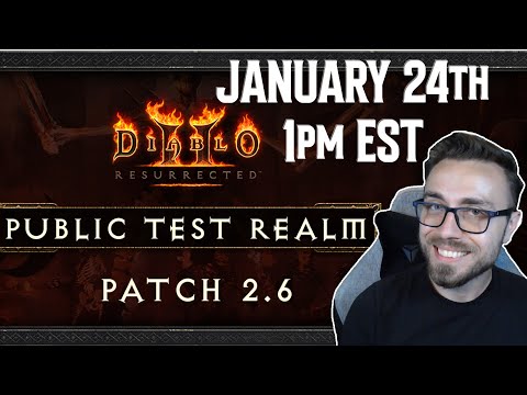 PTR Launches Tomorrow Jan 24th! Test New Runewords | Diablo 2 Resurrected Season 3 D2R Patch 2.6