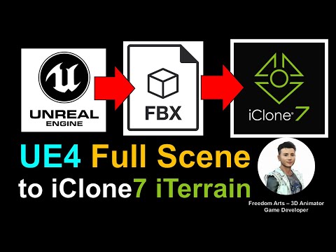 Unreal 3D Full Scene to iClone 7.9 - Full Tutorial