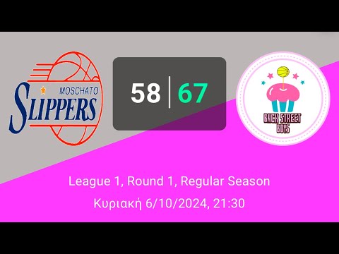 Moscato Slippers 58-67 Backstreet Boys- (Round1-League1-06/10/2024)