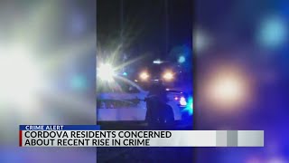 Cordova residents concerned about recent rise in crime