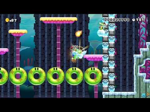 CELESTIAL AQUARIUM by ★NicoSug★ - SUPER MARIO MAKER - NO COMMENTARY 1az