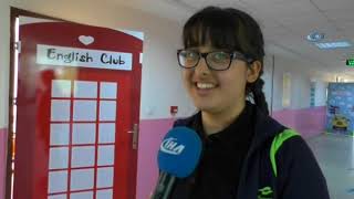 Öğrenciler Okuldaki İngilizce Sokağı'nda İngilizceyi Daha Kolay Öğreni