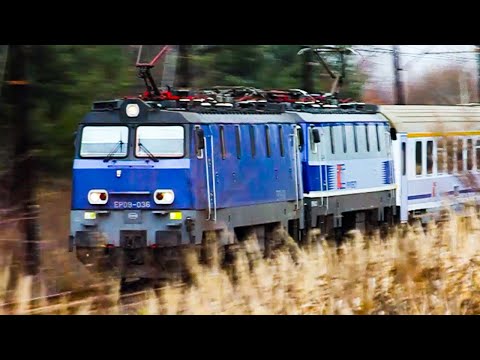 MEGA SKŁAD! Duet EP09 i 13 wagonów 160 km/h na CMK