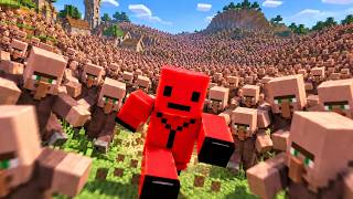 【マイクラ】100万人の村人鬼ごっこ