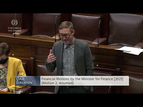 Deputy Eoin Ó Broin- speech from 13 Oct 2021