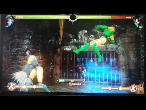 Mortal Kombat 9 - Flashy Kitana Combo Using Only Fan Based Moves