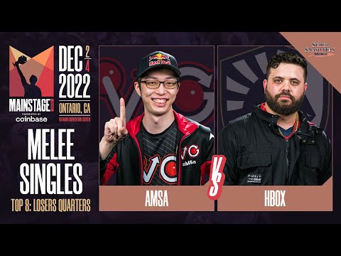 aMSa (Yoshi) vs Hungrybox (Jigglypuff) - Melee Top 8 Losers Quarter-Final  - Mainstage 2022