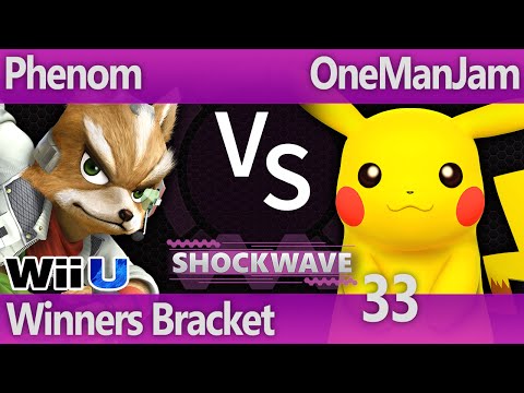 SW 33 Wii U - Phenom (Fox, Greninja) vs OneManJam (Pikachu) - Winners Bracket