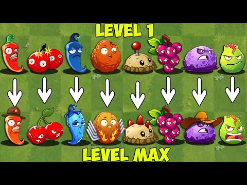Pvz 2 Discovey - Every Bomb Plant Level 1 vs Max Level