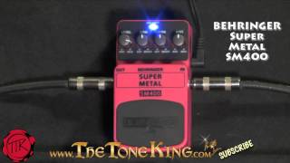 Video thumbnail for Super Metal Pedal Behringer Bugera SM400 SM-400 Boss Hyper Metal HM3 HM-3 Demo Review Randall Halo by The Tone King