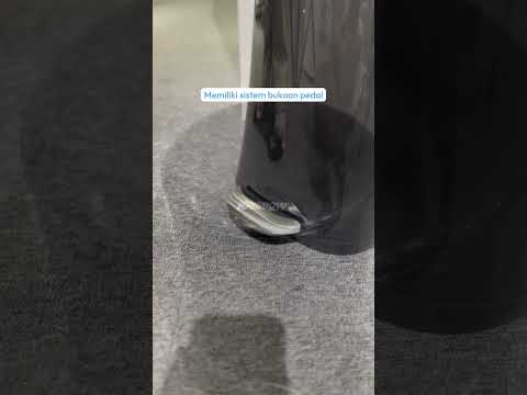 Gambar Krisbow Tempat Sampah Pedal Plastik Stylist 5 Liter - Hitam