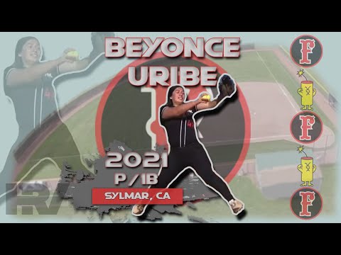 2021 Beyoncé Uribe Pitcher and First Base, Softball Skills Video - Firecrackers-Steiner/Bastien