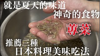 【蓴菜日本料理吃法】夏天季節的水生植物"蓴菜" 如何製作突顯食材口感的三種日本料理