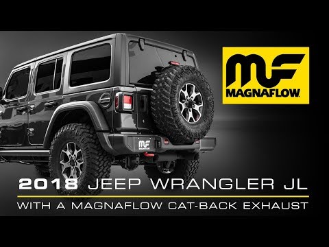 [SOUND CLIP] 2018 - 2020 Jeep Wrangler JL MagnaFlow Cat-Back Exhaust [Polished and Black tips]