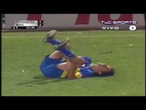 Guillermo Barros Schelotto vs Estudiantes  de La Plata (Apertura 2005)