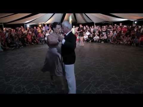  Natalia Lavandeira,    Michelle Erdemsel,    Murat Erdemsel,    and  Roberto Reis  are  dancing  to  a  tango  at  Catania Tango Festival  in  2014