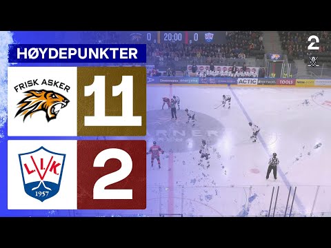 Frisk Asker 11 - 2 Lillehammer - Høydepunkter