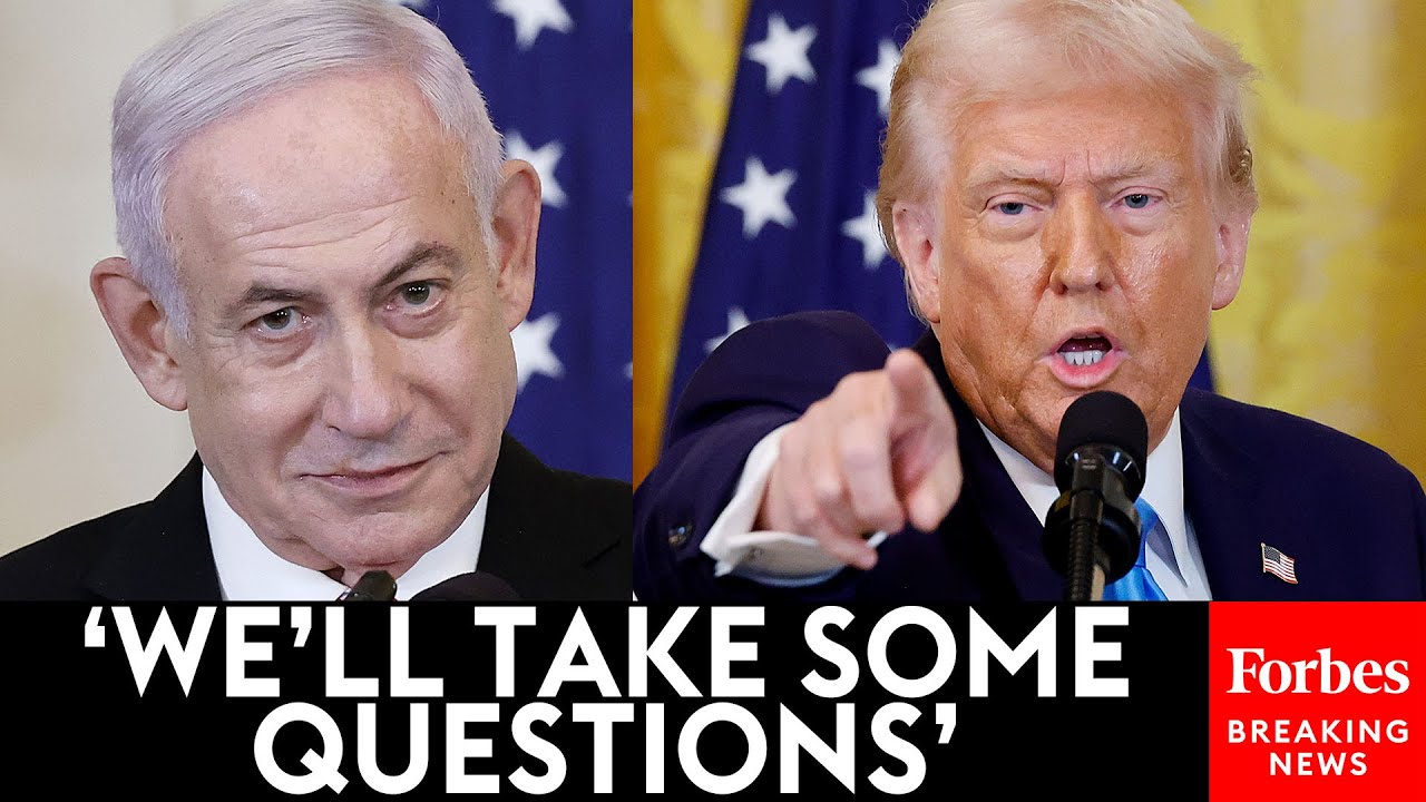 BREAKING NEWS: Trump, Netanyahu Take Multiple Questions From Reporters At White House Press Briefing