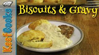 Biscuits and Gravy | Southern US Classic Recipe