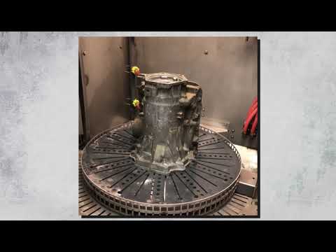 Vapor Blasting/Wet Blasting a Transmission Inside VHT Gladiator - Vapor Honing Technologies