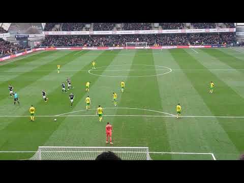 Tom Bradshaw goal 20min  for Millwall v Norwch 04/03/23 Championship   Millwall 2 Norwich 3