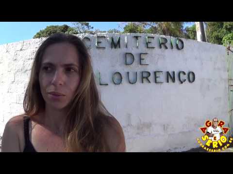 Walcilene relata venda de coroas do Cemitério de São Lourenço da Serra