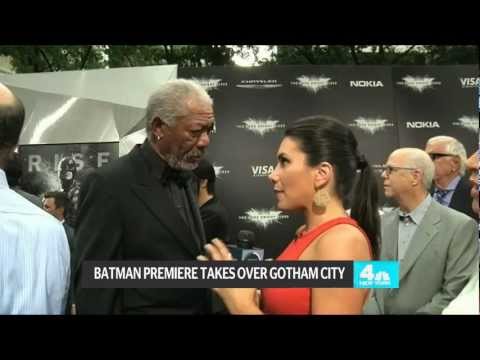 Catching up with the stars at the "The Dark Knight Rises" World Premiere