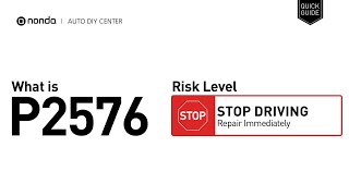 OBD Code p2576 Guide to Repair