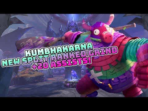 Kumbhakarna Support: NEW RANKED SPLIT +20 ASSISTS! - Smite | Mattypocket
