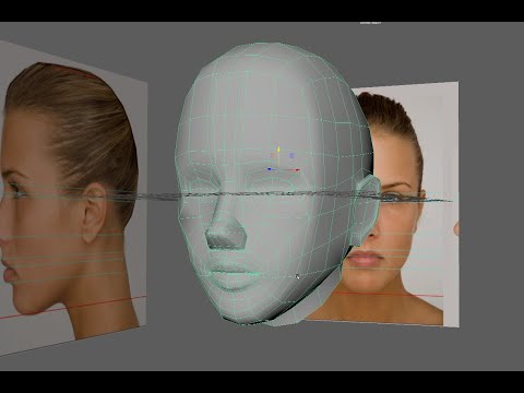 Autodesk Maya 2020 Simple head Modeling tutorial  from sphere
