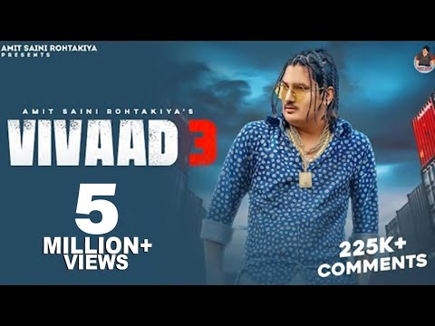 Vivaad 3 ( Official Video )  - Amit Saini Rohtakiya | New Haryanvi Songs Haryanavi 2023.