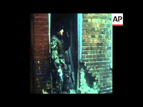 SYND 12 4 73 BRITISH TROOPS COME UNDER FIRE IN BELFAST
