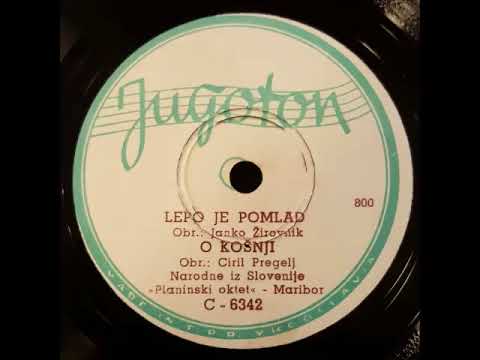 Planinski Oktet- Lepo Je Pomlad in O Košnji