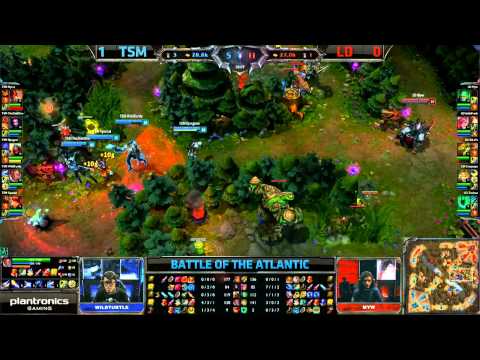 TSM vs Lemondogs Game 2 | EU vs NA Battle of the Atlantic 2013 | TSM vs LD G2 Bo3