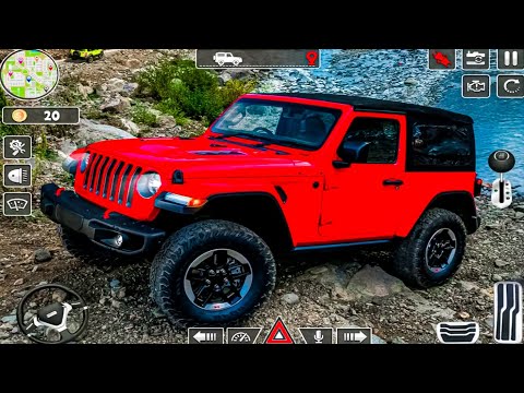4x4 Offroad Jeep Driving Game - Offroad Mountain jeep Driving - Android Gameplay