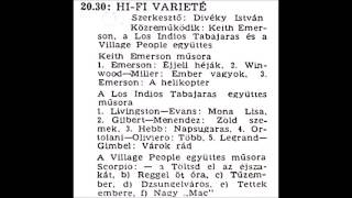 Hi-Fi Varieté. Szerkesztő: Divéky István. 1982.07.18. 3.műsor. 20.30-21.30.