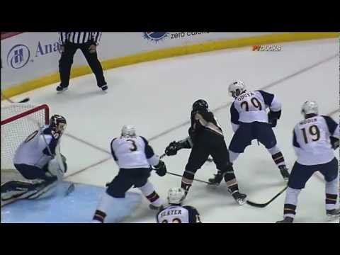 NHL: Teemu Selanne's Powerplay Goal [10/15/2010]