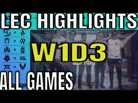 LEC Spring 2023 W1D3 Highlights ALL GAMES - SK vs AST, TH vs BDS, MAD vs KOI, G2 vs XL, FNC vs VIT
