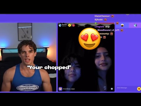 CLAVICULAR MOGGING on OMEGLE for 10 minutes 😅