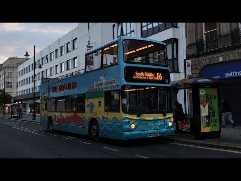 HELLFIRE BEAST: Route E6 | W645RND/17645 - Stagecoach North East: Dennis Trident/ALX400