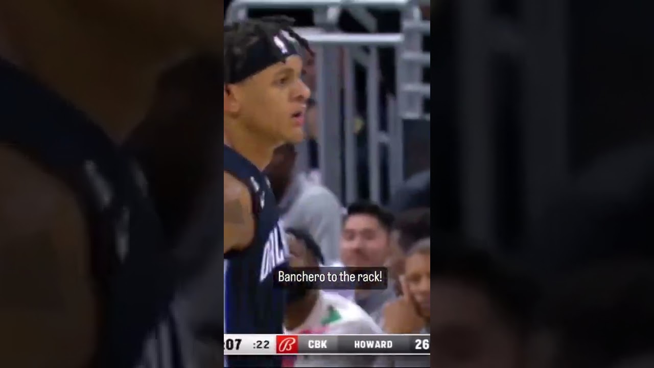 Banchero put on a dunk show against the Rockets 🔥