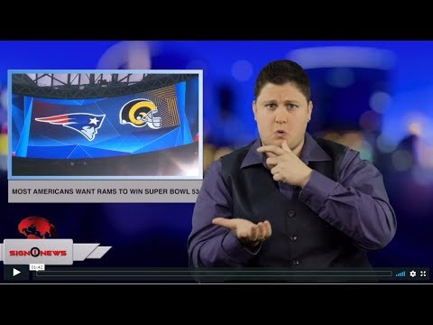 Most Americans want Rams to win Super Bowl 53 (ASL - 2.3.19)