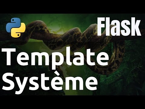 Python Flask 4 Un template dédié au système