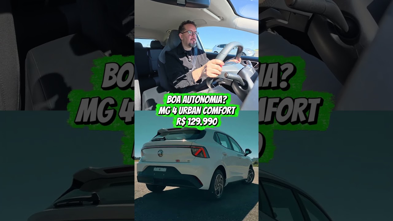 A AUTONOMIA DO MG4 URBAN É BOA? 🔋🚗