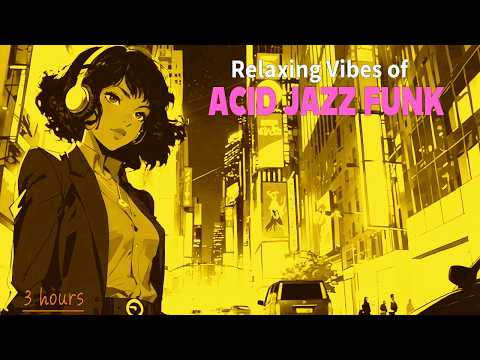 Relaxing 80's Tokyo Vibes with Acid Jazz Funk / City Pop Jazz / Jazz Soul 🎧✨ Cozy Night Mix for Work