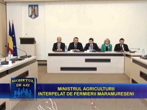 Sighetul de Azi 24 Februarie -  Ministrul Agriculturii interpelat de fermierii Maramureseni P1