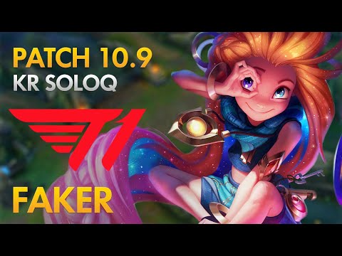 T1 Faker - Mid Lane: Zoe vs Pantheon - KDA 9/2/11