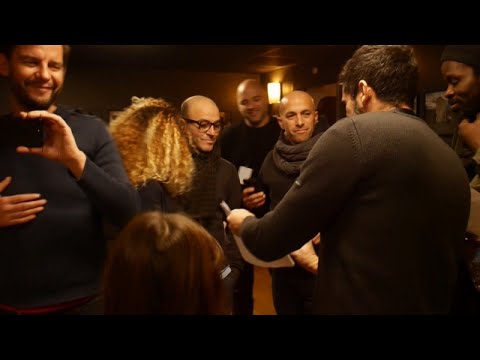 La Tribu de Pierre Perret - Répétitions en loges, à Pleyel