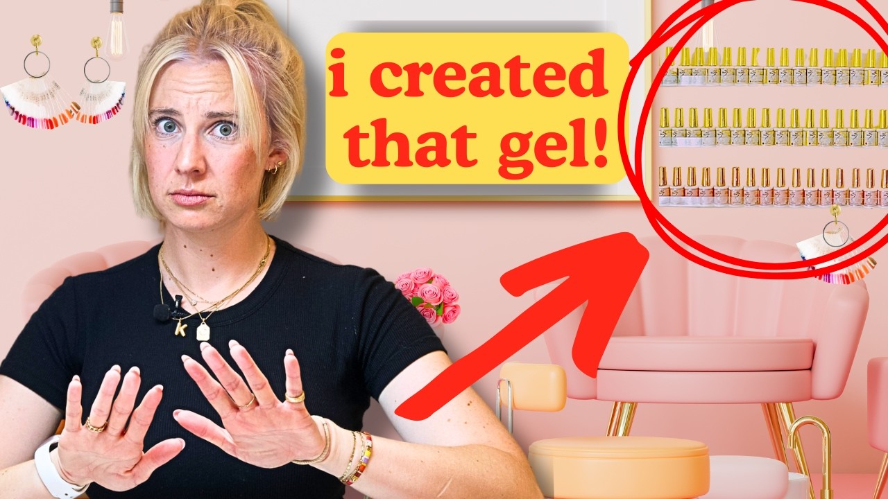 This nail artist uses MY gel brand... so I went