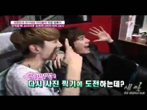 110630 MBC smtown in paris Back stage Super Junior Kyuhyun and SHinee Key.flv